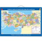 Artı Harita Türkiye Siyasi ve Fiziki Haritası Çift Taraflı 50 x 70 cm
