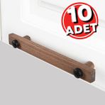 Artı Woods Dolap Kulpu, 10 Adet - Doğal Ahşap Kulp, Cekmece Kulpu, Mutfak Dolap Kulplari ,mobilya Kulpları - 160 mm ( 16 cm )
