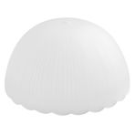 Artibetter 1 Adet cam abajur led aydınlatma çalışma masası lambası Cam lamba aksesuarı Aydınlatma aksesuarı pil neden olmuş Fikstür zil dayanıklı lamba kapağı cam sanatsal abajur Bardak beyaz