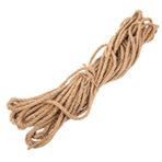 Artibetter 1 Rulo Zemin Kaplaması Kendin Yap Kablo Bahçe Ipi Savaş Kiti Kanca Römorkör Pamuk Büzme Ipi Makrome Boncuk Işi Sicim Jüt Şerit Yüzükler Kordon Kasnak Büküm Kement Keten Light Brown