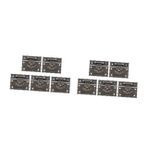 Artibetter 10 Set Alaşım toka kilidi kitaplık kitaplik Retro takı kutusu kilitleri ahşap kutu dekoratif antika dolap tokası retro kabine tokaları dolap için mandal Dolap Mandalı Çinko Alaşım