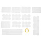 Artibetter 13 parça DIY Silikon Klavye Klavye için Reçine Kalıplar Kristal Epoksi Kalıplar El Yapımı El Yapımı El Yapımı El Yapımı El Yapımı El İşi Araçları