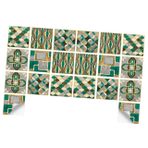 Artibetter 20 Adet Duvar Çıkartması Yağ Geçirmez Çıkartmalar Duvar Çıkartmaları Resimleri Kiremit Backsplash Çıkartması Cam Karolar Mutfak Banyo Çıkartmaları 3 Boyutlu Pvc Çıkarılabilir