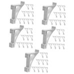 Artibetter 5 Set Dondurucu Kancası Soğutucu Raf Desteği Buzdolabı Raf Tutacağı Yenisiyle Değiştirme Kurulum Için Dolap Klipsi Buzdolabi Dondurucu Raf Klipsi Soğutucu Raf Klipsi 10 Adet*5