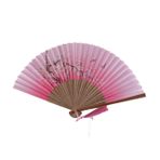Artibetter Bayan Dantel Fan Kağıt Fanı Dekoratif Katlanır Fanlar Eski Retro Hayranı Katlanır El Fanı Japon Fanlar Katlanır Fanlar Kadın El Katlanır Fanlar Dantel Süs Mini Japonya Gelin Bambu