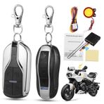 Artibetter Motosiklet Alarmı Araba Alarmı ışığı Alarm Zili Halka Alarm Sistemi Bisiklet Kornası Uzaktan Motor Çalıştırma Alarmı Korna Alarmı Hareket Sensörü Alarmı Kısmak Para Pil