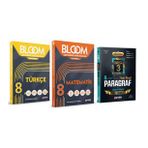 ARTIBİR YAYINLARI 8. Sınıf Bloom Türkçe + Matematik + Çetin Ceviz Omega 3 Paragraf Soru Bankası (3 K