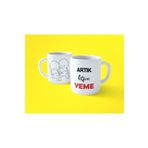 Artık Lütfen Yeme Espirili Baskılı Kupa