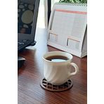 Artikel 0133 6'lı Coffe Time Desen Kesimli Ahşap Bardak Altlığı