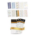 Artikel 10'lu Tırnak Dövmesi Seti -5 Tırnak Sticker Seti Nail Art Tattoo ART-583