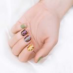 Artikel 2' Li Etnik Desenli Tırnak Dövmesi, Tırnak Sticker, Nail Tattoo, Nail Art