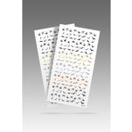 Artikel 2' Li Kuşlar Tırnak Dövmesi, Tırnak Sticker, Nail Tattoo, Nail Art