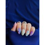 Artikel 2' Li Soft Renkli Çizgi Tırnak Dövmesi, Tırnak Sticker, Nail Tattoo, Nail Art