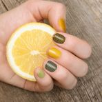 Artikel 2' Li Zigzag Çizgiler Tırnak Dövmesi, Tırnak Sticker, Nail Tattoo, Nail Art