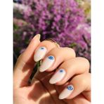 Artikel 2'Li Göz Tırnak Sticker 12,5 x 6,5 cm Geçici Dövme İle Şık Nail Art Tasarımları