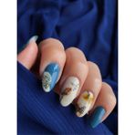 Artikel Artikel Poligonal Suluboya Hayvanlar Tırnak Dövmesi, Tırnak Tattoo, Nail Art, Tırnak Sticker