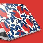 Artikel Beyaz Üzerine Nar Deseni Notebook Sticker
