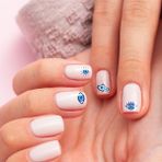 Artikel Göz Tırnak Dövmesi 12,5 x 6,5 cm Geçici Tırnak Tattoo ile Şık Nail Art Tasarımları