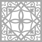 Artikel Kare Karo 30x30 cm Fayans Duvar Mobilya Stencil Boyama Şablonu