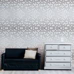 Artikel Kareler 30x30 cm Duvar Fayans Mobilya Stencil Boyama Şablonu