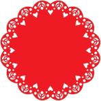 Artikel Kırmızı Keçe Amerikan Servisi, Supla 6'lı Servis Takım -437 - 32 x 45 cm