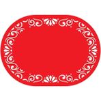 Artikel Kırmızı Keçe Amerikan Servisi, Supla 6'lı Servis Takım -451 - 32 x 45 cm