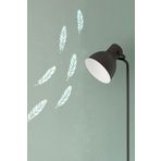 Artikel Kuş Tüyleri Desen 30x30 cm Fayans Duvar Mobilya Stencil Boyama Şablonu