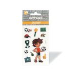 Artikel PM-965 Futbolcu Puffy Sticker
