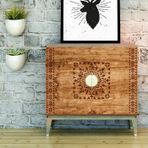 Artikel ST-004 Mandala 2 Stencil Tasarımı 30x30 cm Kanvas Tablo