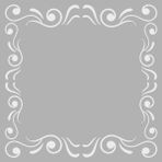 Artikel ST-030 Çerçeve 3 Stencil Tasarımı 30x30 cm Kanvas Tablo