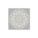 Artikel ST-056 Mandala Stencil Tasarımı 30x30 cm Kanvas Tablo