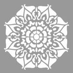 Artikel ST-1105 Sekizgen Mandala Stencil Tasarımı 30x30 cm Kanvas Tablo