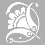 Artikel ST-1295 Tulip Çiçek Motif 3 Stencil Tasarımı 30x30 cm Kanvas Tablo