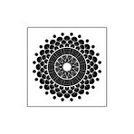 Artikel ST-367 Mandala 12 Stencil Tasarımı 30x30 cm Kanvas Tablo
