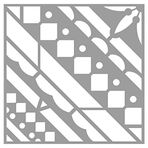 Artikel ST-408 Kızılderili Desen Stencil Tasarımı 30x30 cm Kanvas Tablo