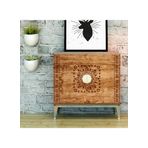 Artikel ST-464 Basit Mandala 2 Stencil Tasarımı 30x30 cm Kanvas Tablo