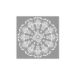 Artikel ST-674 Mandala 21 Stencil Tasarımı 30x30 cm Kanvas Tablo