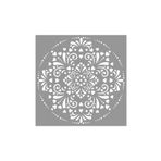 Artikel ST-676 Mandala 23 Stencil Tasarımı 30x30 cm Kanvas Tablo