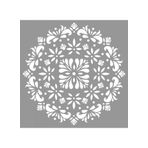 Artikel ST-723 Mandala 30 Stencil Tasarımı 30x30 cm Kanvas Tablo