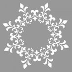 Artikel ST-739 Mandala 31 Stencil Tasarımı 30x30 cm Kanvas Tablo