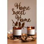 Artikel ST-825 Home Sweet Home Stencil Tasarımı 30x30 cm Kanvas Tablo