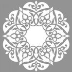 Artikel ST-870 Mandala 38 Stencil Tasarımı 30x30 cm Kanvas Tablo