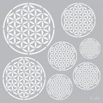 Artikel Velvet Mumluk Stencil Boyama Şablonu 30x30 cm Duvar Stencil