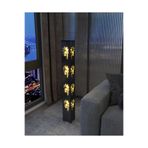 ARTILED Amber Led Çiçek Desenli Dekoratif Lambader