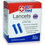 Artımed 28G Ultra İnce Lancet 100 Adet Medikal Ürünler İçin Yüksek Kalite