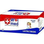Artımed 3 Katlı Full Ultrasonik Cerrahi Maske Telli 50'Li