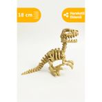 Artimon 3D Store Hareketli Raptor 3D İskelet Dinozor | Oyuncak Dinozor | Dinozor Figür | İskelet Dinozor