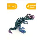 Artimon 3D Store Hareketli Trex 3D İskelet Dinozor Parlak Renk| Oyuncak Dinozor | Dinozor Figür | İskelet Dinozor