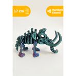 Artimon 3D Store Mamut 3D Hareketli İskelet Dinozor | Parlak Renkli | Oyuncak Hayvan Figürleri