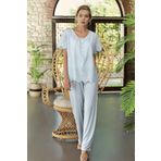 Artış 10215 Mavi Kadın Pijama Takımı